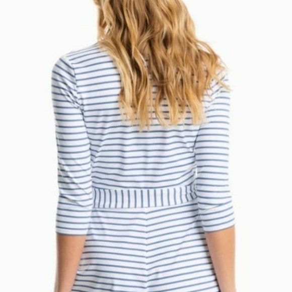 NWT Southern Tide Moira Striped Performance Romper - Picture 2 of 4